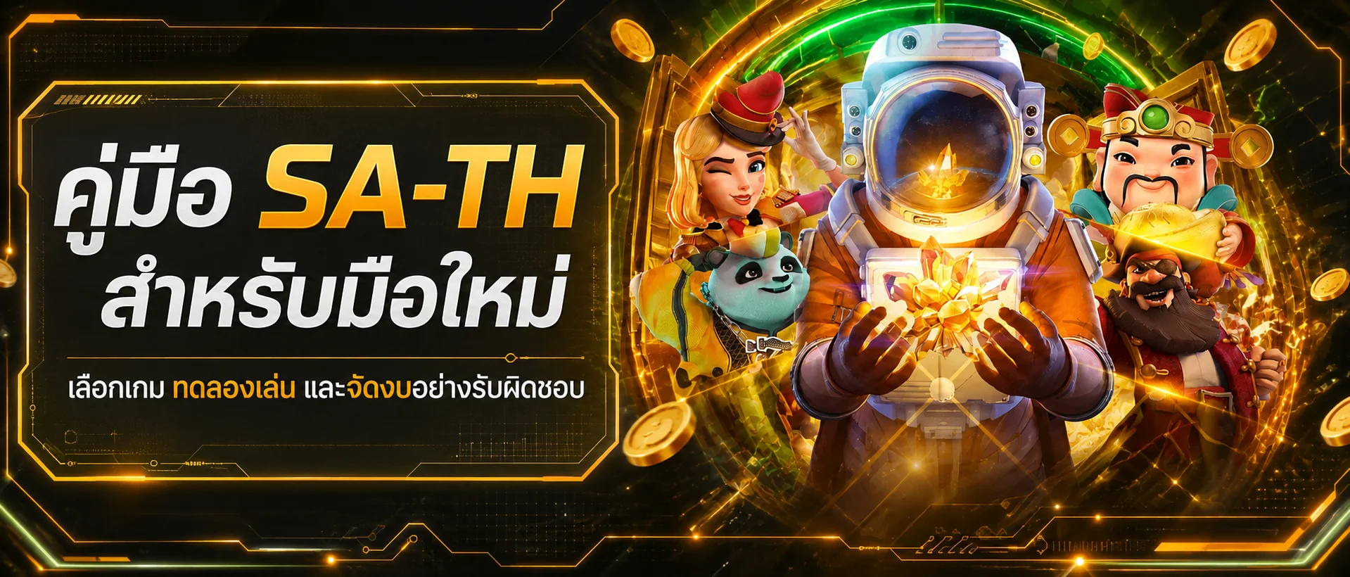 คู่มือ SA-TH สำหรับมือใหม่ | ทดลองเกม จัดงบ และใช้บัญชีปลอดภัย